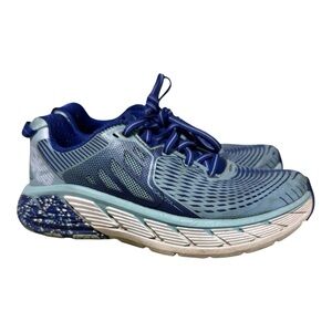 Hoka One One Dinámic Atability Blue and Orange Running Shoes